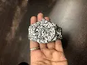 AP Full Iced out Automatic White Moissanite Diamond Watch