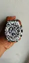 AP Iced out dial with Black Rubber belt Automatic Moissanite Watch