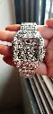 Cartier Santos Full White iced out Automatic Moissanite Roman dial customized watch