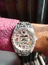 Rolex Buss down in Rose gold tone Automatic Watch with customized dial in color-full number