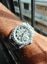 Rolex Bust Down Dial Fully Iced out Datejust Automatic Diamonds Watch
