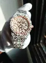 AP Full Iced out Automatic Rose Gold tone Moissanite Diamond watch